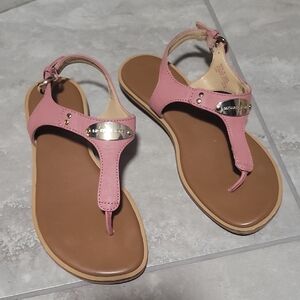 Michael Kors Pink Leather Sandals